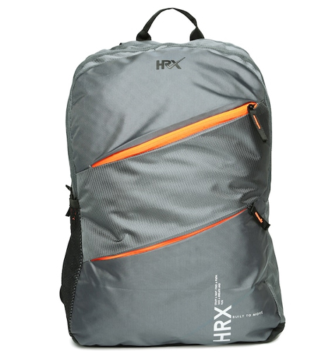 Unisex Grey Solid Multiutility Laptop Backpack